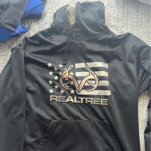 Realtree Black and camo Hoodie